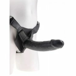 King Cock Strap-On Mit Dildo (22,5 Cm), Schwarz
