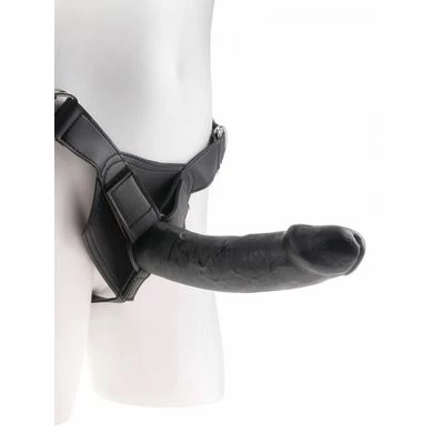 King Cock Strap-On Mit Dildo (22,5 Cm), Schwarz 3 King Cock Strap-On Mit Dildo (22,5 Cm), Schwarz