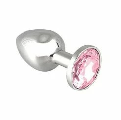 Erotic Fashion Analplug. Metall. Silber Und Rosa Metall 7.3 Cm Lang. 1er-Pack (1 X 1 St&uu