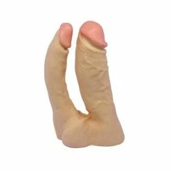 Doc Johnson Doppel Penetrator Vac-U-Lock Helle Hautfarbe. 1 Stück