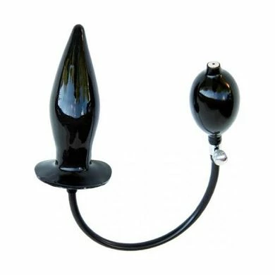 13.5x3.5 Cm Aufblasbarer Analplug Schwarz Large 4 13.5x3.5 Cm Aufblasbarer Analplug Schwarz Large – Bild 2