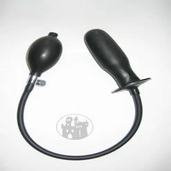 Latex Anal-Plug Mit Schlauch Und Handpumpe, Getaucht