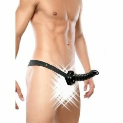 Fetish Fantasy Cumfy Hollow No. 2: Strap-On Mit Dildo (hohl), Schwarz