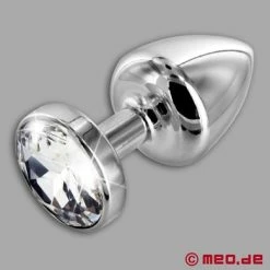 Anal Juwel Silver Star Diamante? Luxus Buttplug Mit Kristall