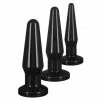 Best Butt Buddies: Analplug-Set, Schwarz