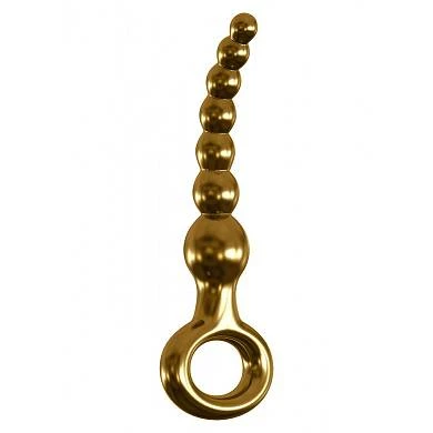 16 X 3 Cm Glasdildo - Icicles GOLD G09 3 16 X 3 Cm Glasdildo - Icicles GOLD G09