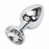 30mm Edelstahl Anal Plug Buttplug Extra Schwer 140g Mit Klarem Kristall -EasyToys Shop epgx2