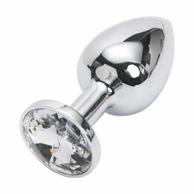 30mm Edelstahl Anal Plug Buttplug Extra Schwer 140g Mit Klarem Kristall 3 30mm Edelstahl Anal Plug Buttplug Extra Schwer 140g Mit Klarem Kristall