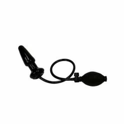 Pump-Analplug Mit Ballpumpe (12cm), Schwarz
