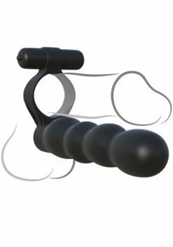 14 X 2,8 Cm Fantasy C-Ringz - Partner Double Penetratrator Black