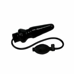 Pump-Analplug Mit Ballpumpe (19cm), Schwarz