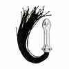 Diogol Jaz Whip!: Dildo Mit Peitsche, Silber/schwarz -EasyToys Shop lxkqsux