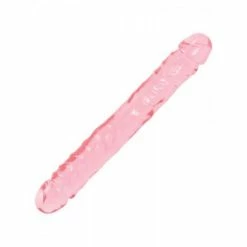 Crystal Jellies Jr. Double Dong: Doppeldildo, Rosa