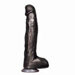 Big Black Cock Ice Pick 13" - Schwarzer Dildo