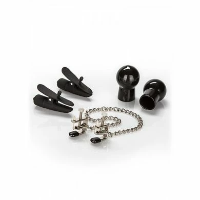 His Nipple Kit: Toy-Set Nippelklemmen Und -sauger 3 His Nipple Kit: Toy-Set Nippelklemmen Und -sauger