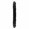 Double Medium Dildo Schwarz - 44x4 Cm
