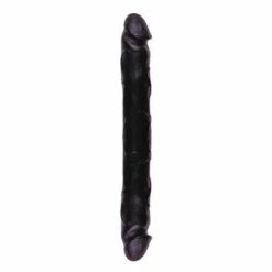 Double Medium Dildo Schwarz - 44x4 Cm