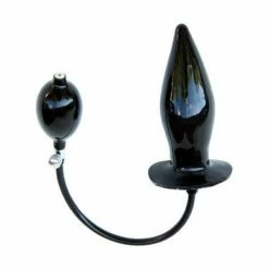 14x5.5 Cm Aufblasbarer Analplug Schwarz XL