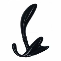 Apollo Curved Prostate Probe: Analplug, Schwarz