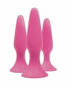 NS Novelties Sliders - 3 Pieces Trainer Kit Analplug - Rosa