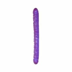 Doc Johnson - Crystal Jellies Double Dong - 18 Inch - Lila