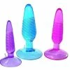 Nanma Twirly Trio Jelly Butt Plug Set In 3 Grössen. 1er Pack (1 X 3 Stück) 1 Nanma Twirly Trio Jelly Butt Plug Set In 3 Grössen. 1er Pack (1 X 3 Stück) -EasyToys Shop uoesg