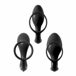 Anal Fantasy Ass-Gasm Trainer Trio: Analplug-Set, Schwarz