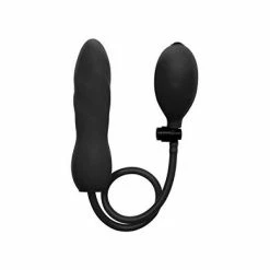 Ouch! Aufblasbar Silicone Twist - Schwarz