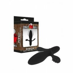 Crazy Bull Fitch: Vibro-Plug, Schwarz